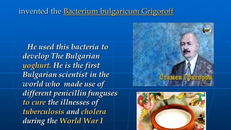 Stamen Grigorov Yogurt researchers